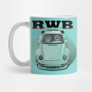 Porsche Mint RWB Mug